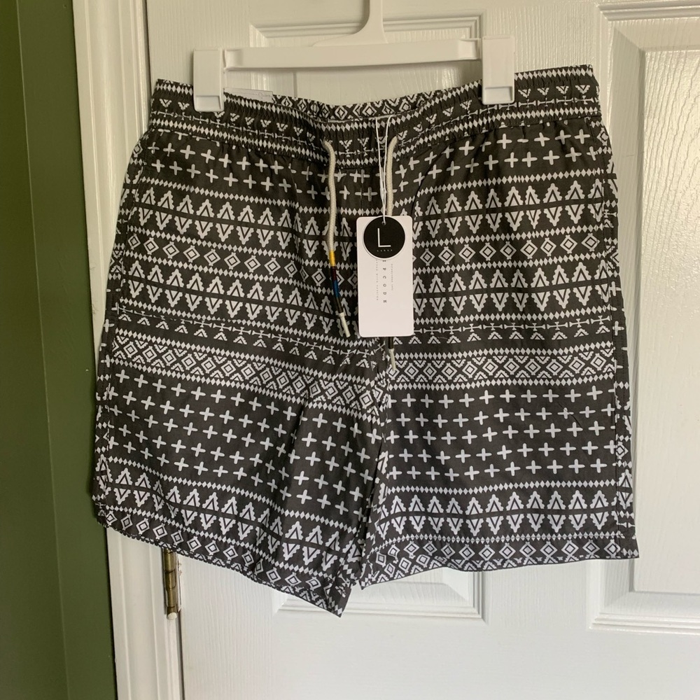 Zip code swim shorts